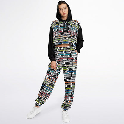 Monorail Cropped Hoodie & Sweatpants
