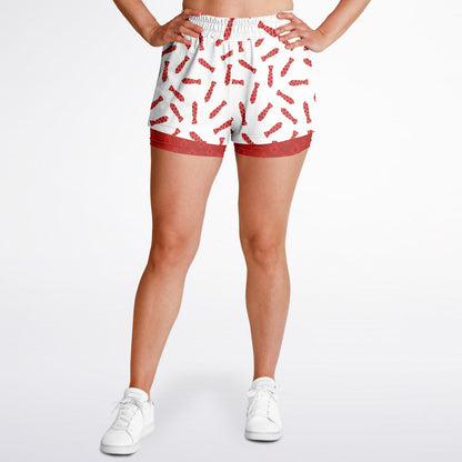 Anger Double Layer Pocket Shorts