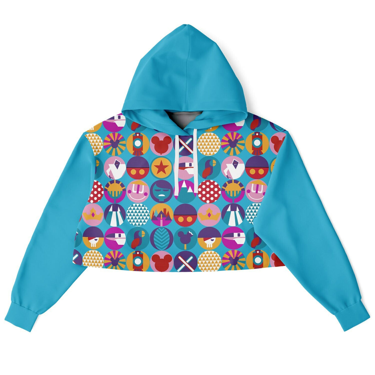 Park Cups Cropped Hoodie