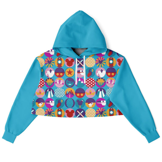 Park Cups Cropped Hoodie