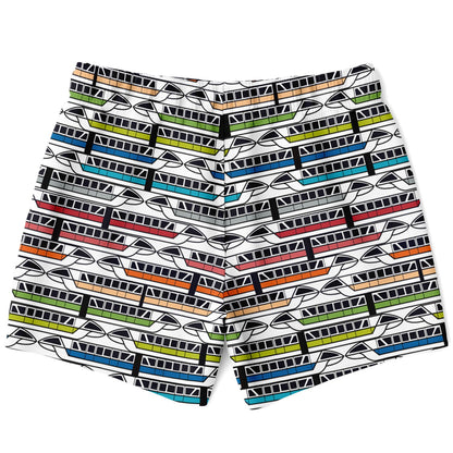 Monorail Collection Men's Swim Trunks