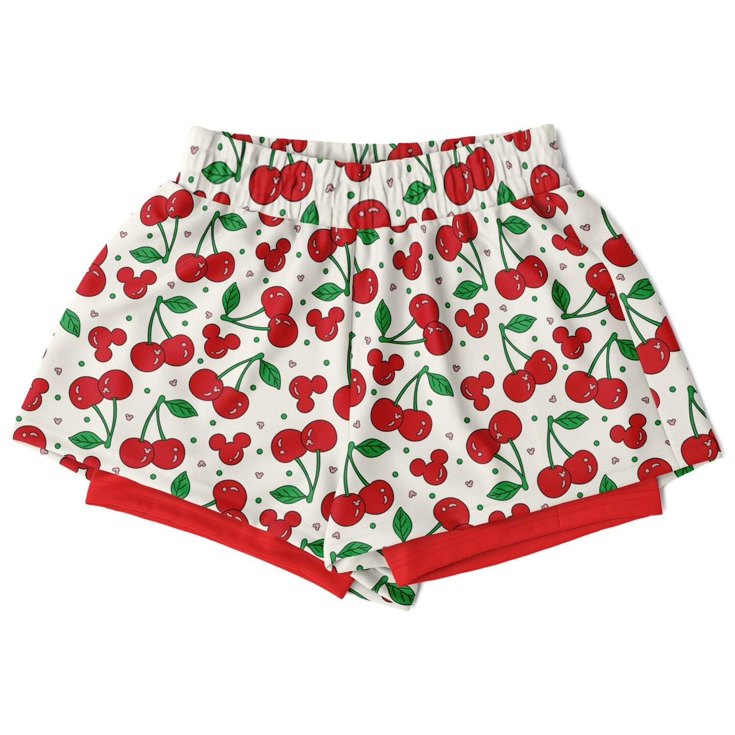 Cherry Collection Double Layer Pocket Shorts