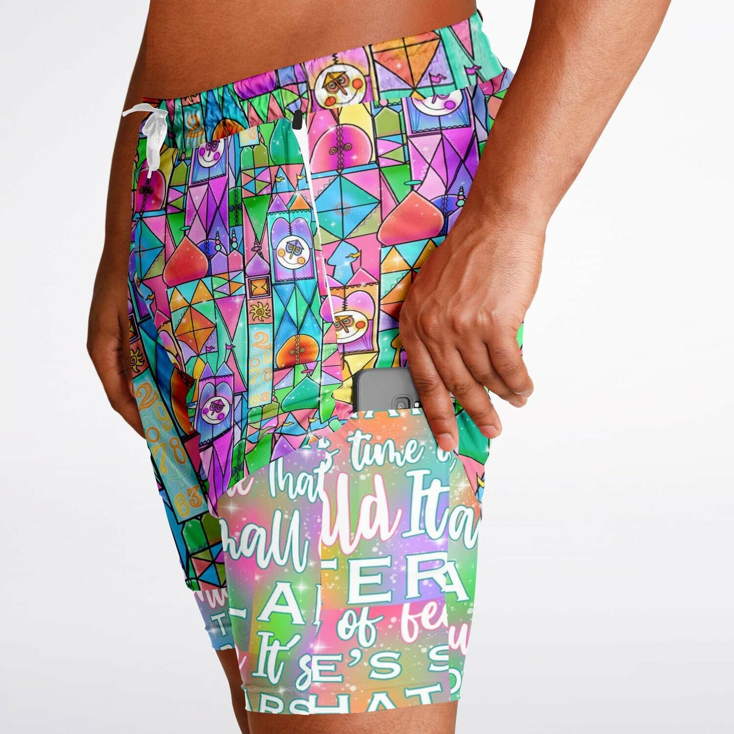 After All Men's Double Layer Pocket Shorts