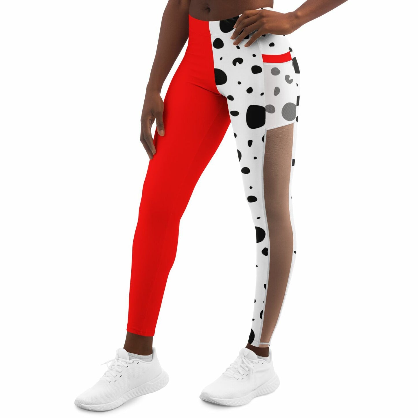 Dalmation Mesh Pocket Leggings