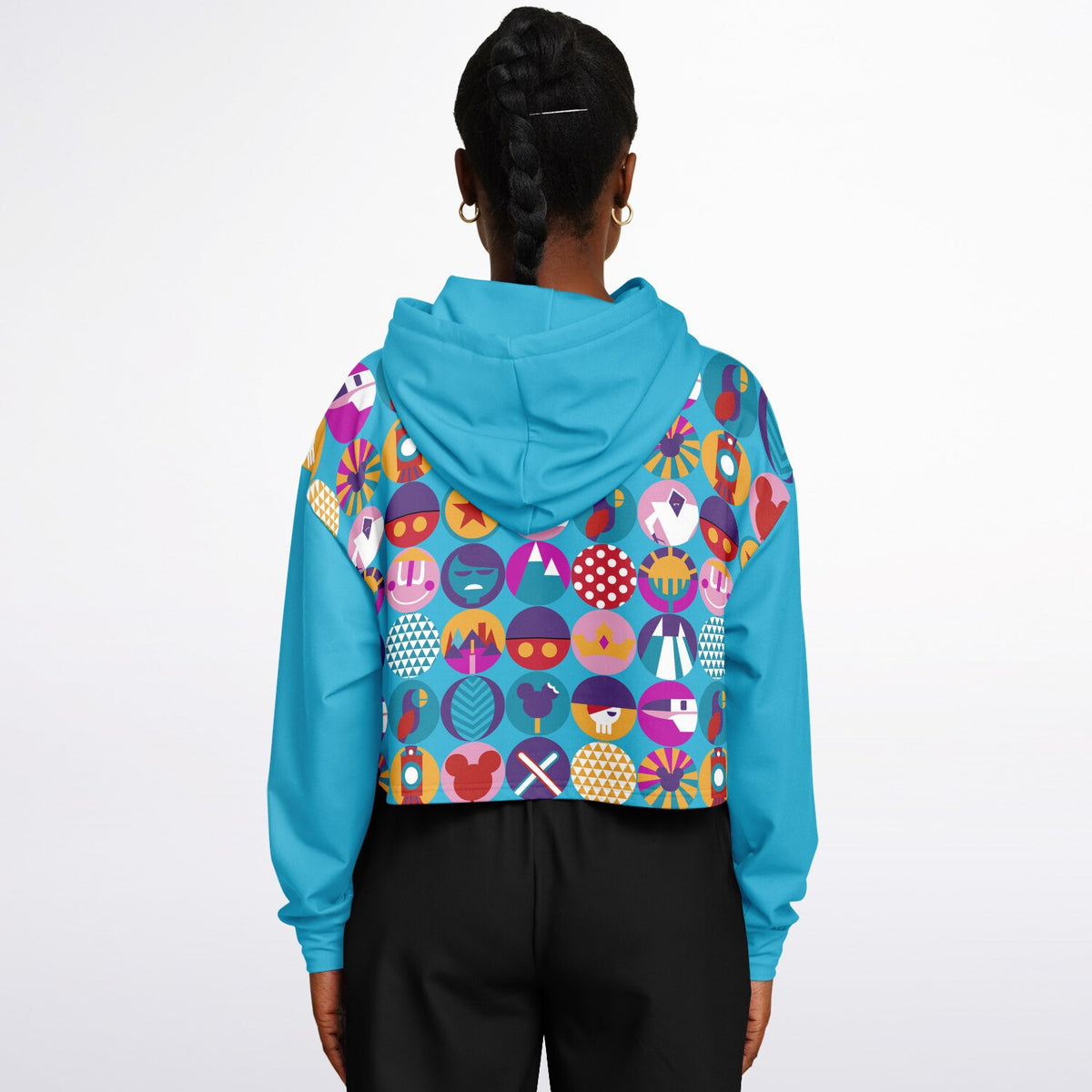 Park Cups Cropped Hoodie