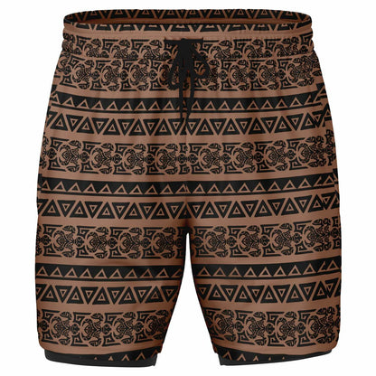 Tribal Men's Double Layer Shorts