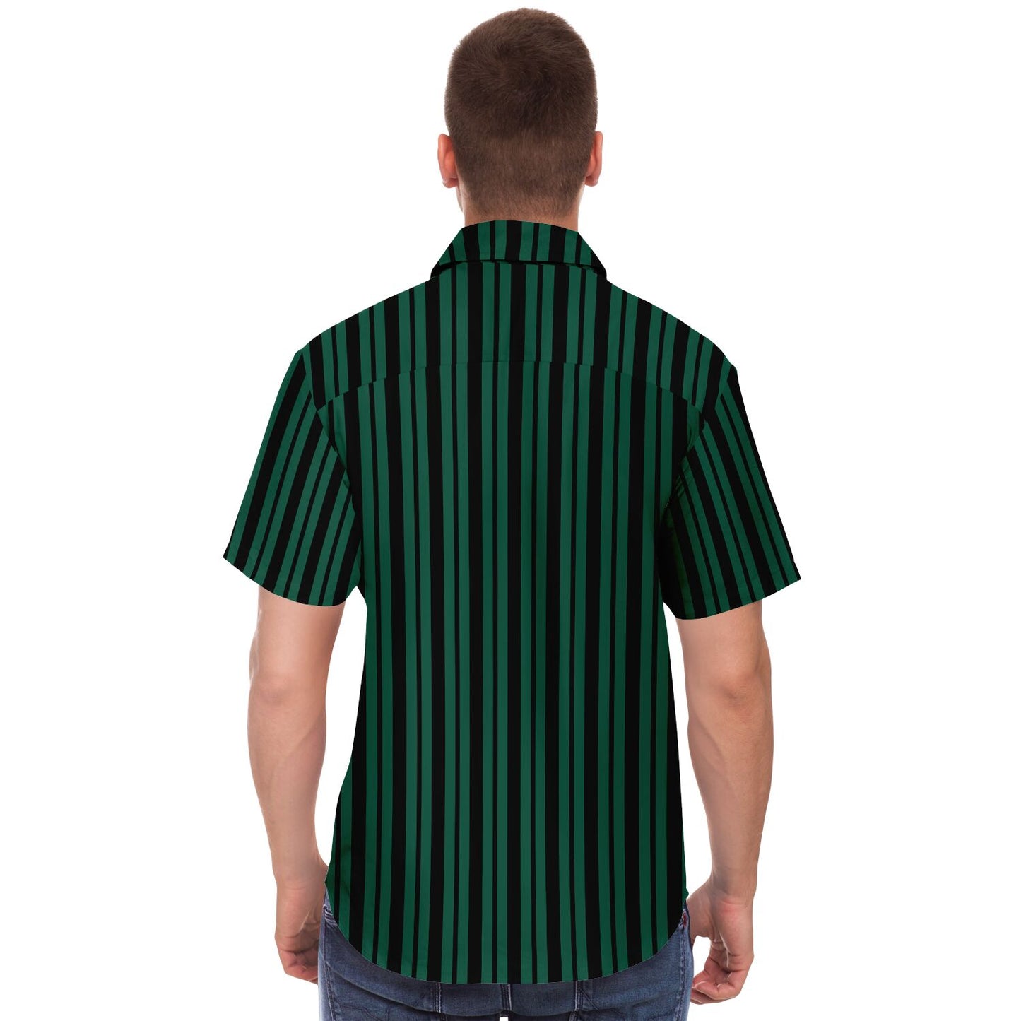 Haunted Green Wallpaper Cabana Set Shirt