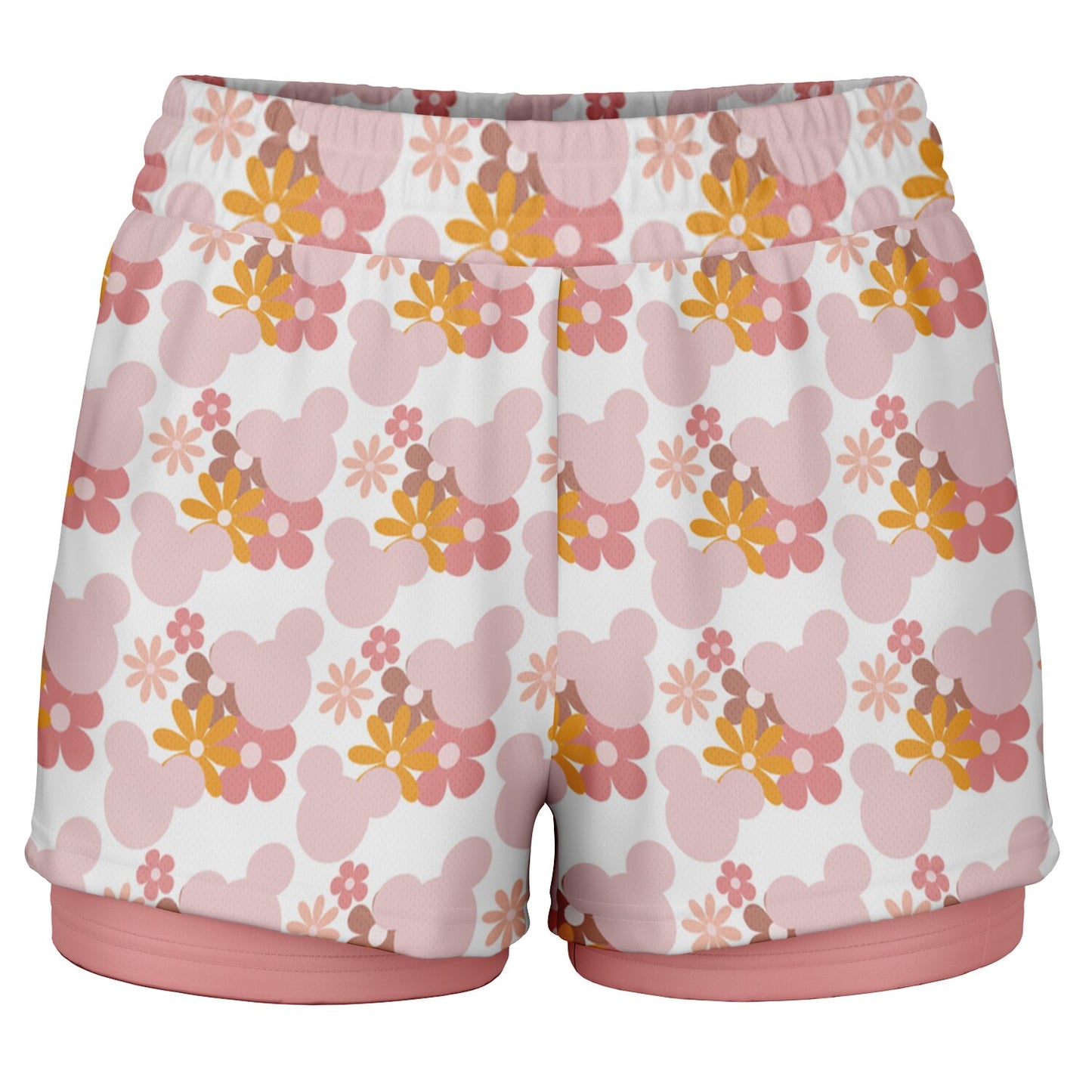 Park Flowers Double Layer Pocket Shorts