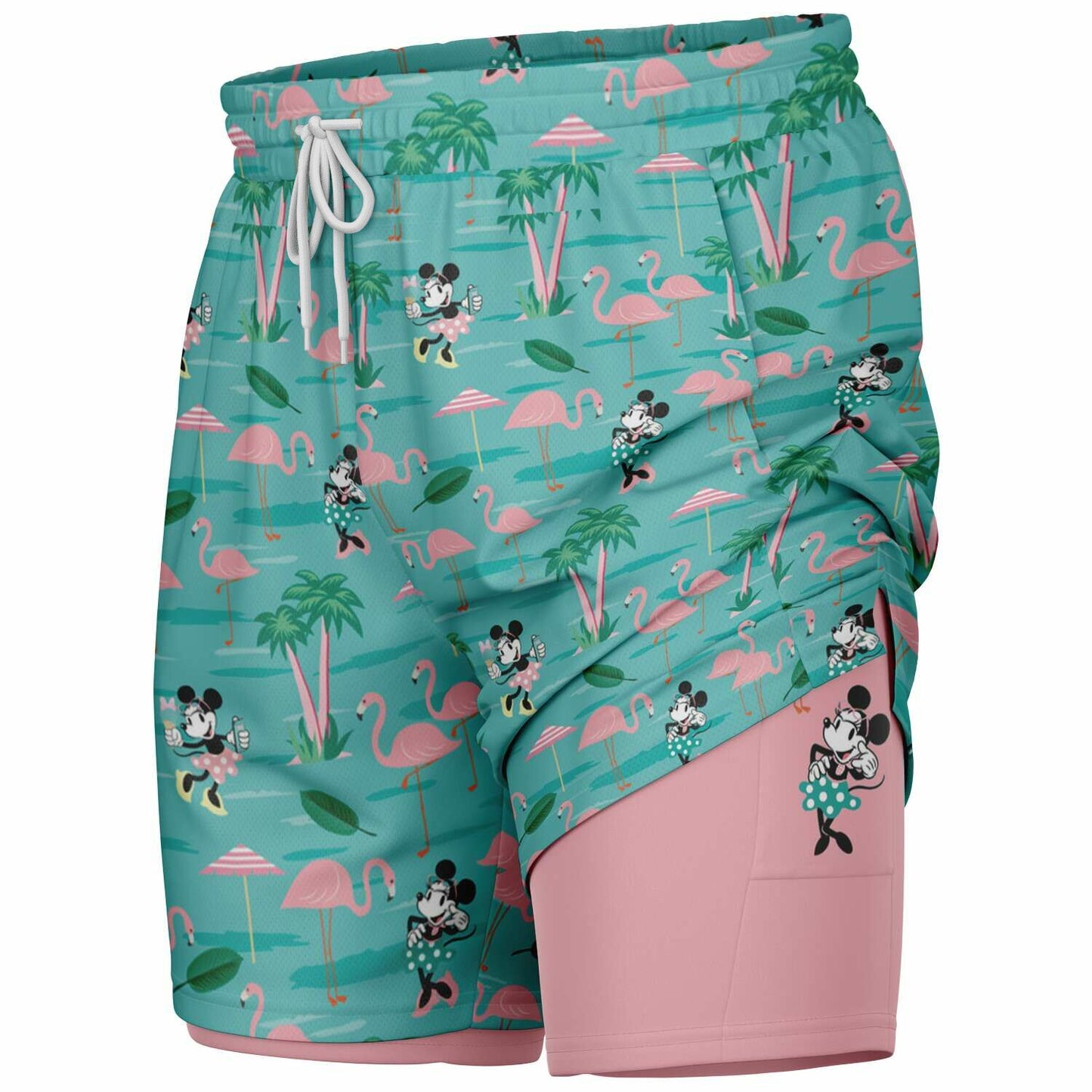 Flamingo Collection Men's Double Layer Pocket Shorts