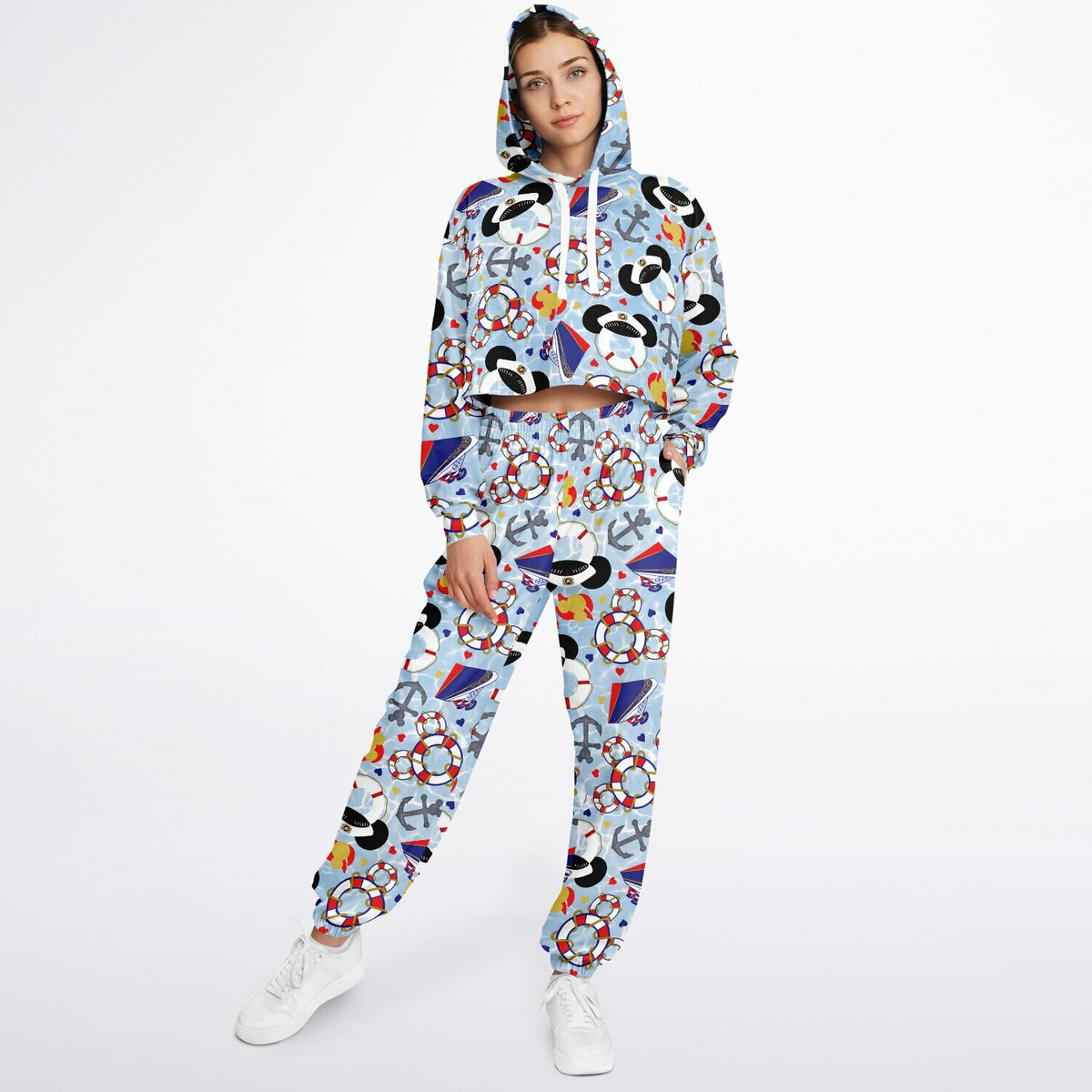 Cruise Collection Cropped Hoodie & Sweatpants