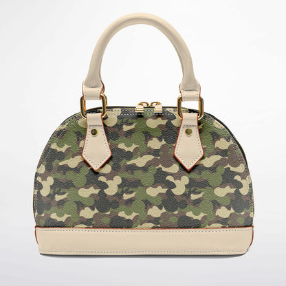 Camo Collection Dome Satchel Handbag