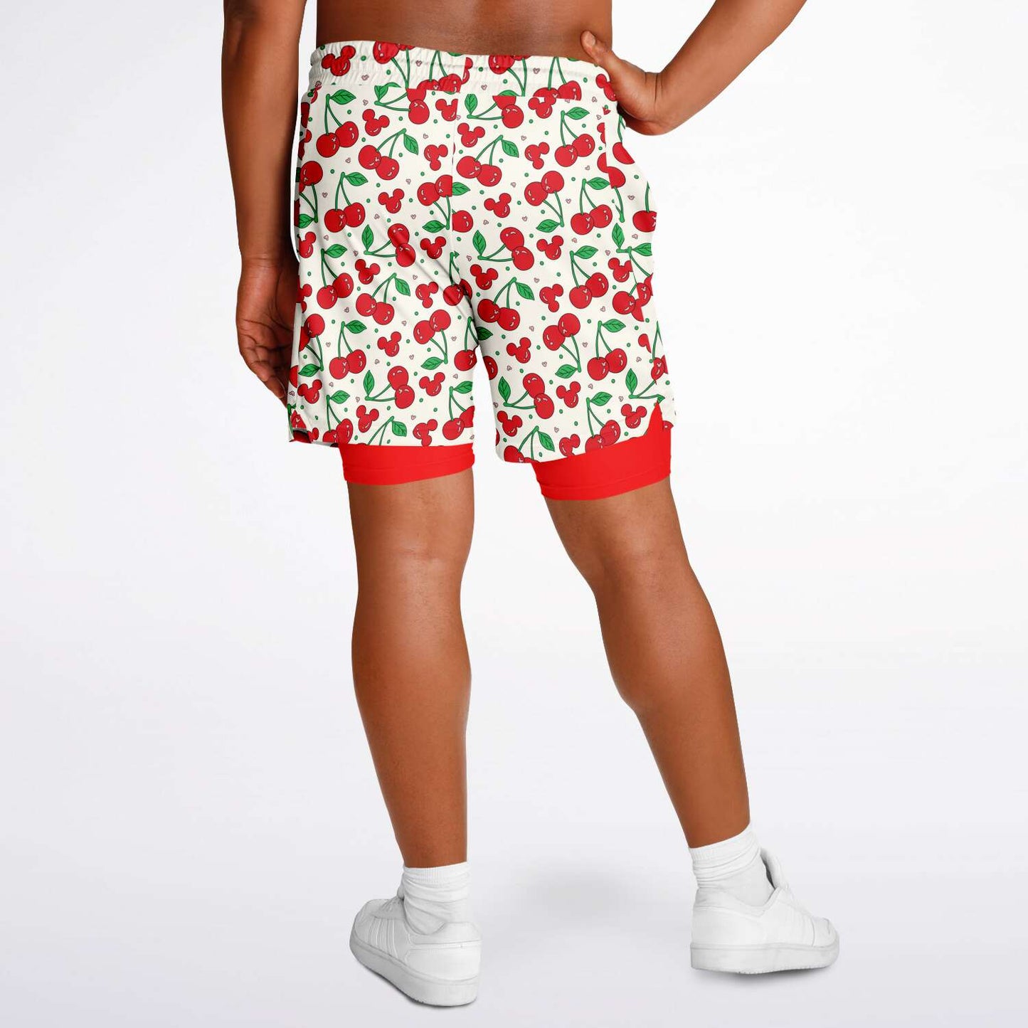 Cherry Collection Men's Double Layer Pocket Shorts