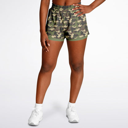 Camo Collection Double Layer Pocket Shorts