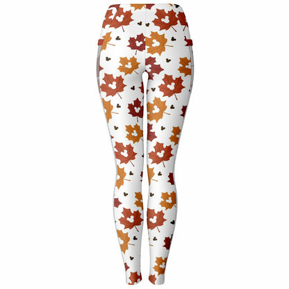 Leaf Collection Light Mesh Pocket Leggings