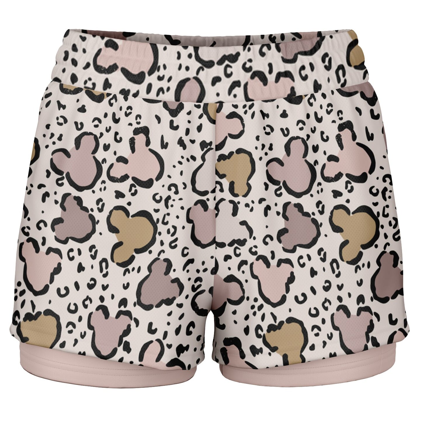 Park Leopard Double Layer Pocket Shorts