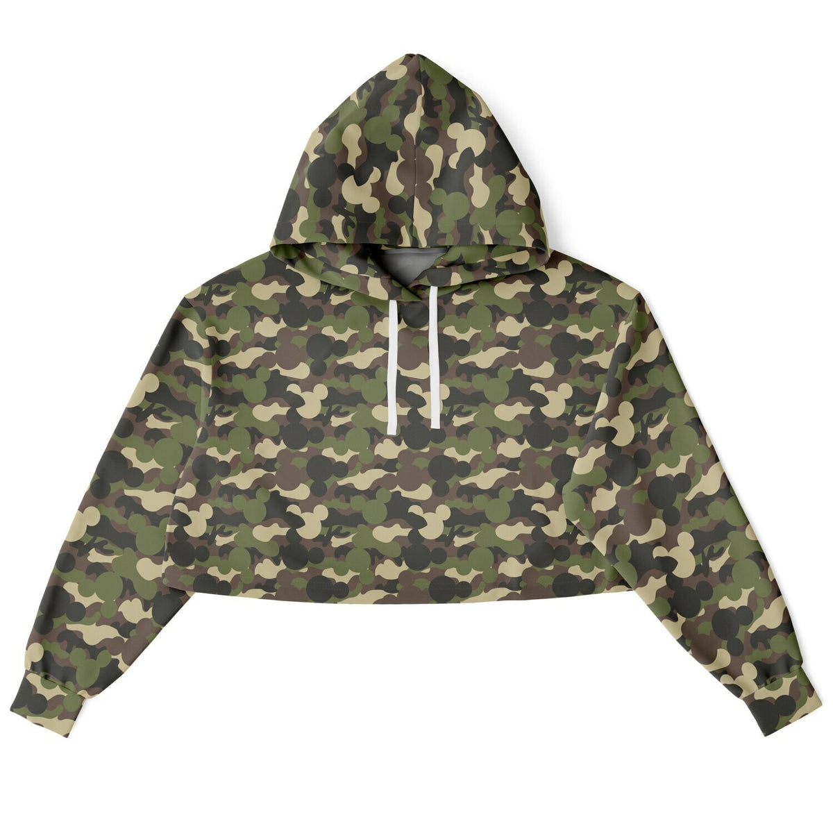 Camo Collection Cropped Hoodie