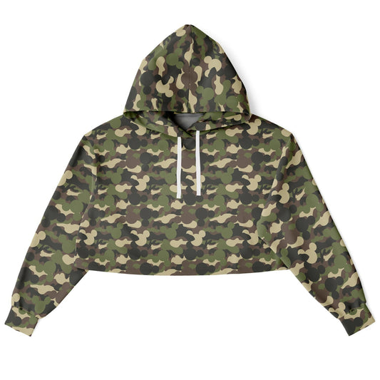 Camo Collection Cropped Hoodie