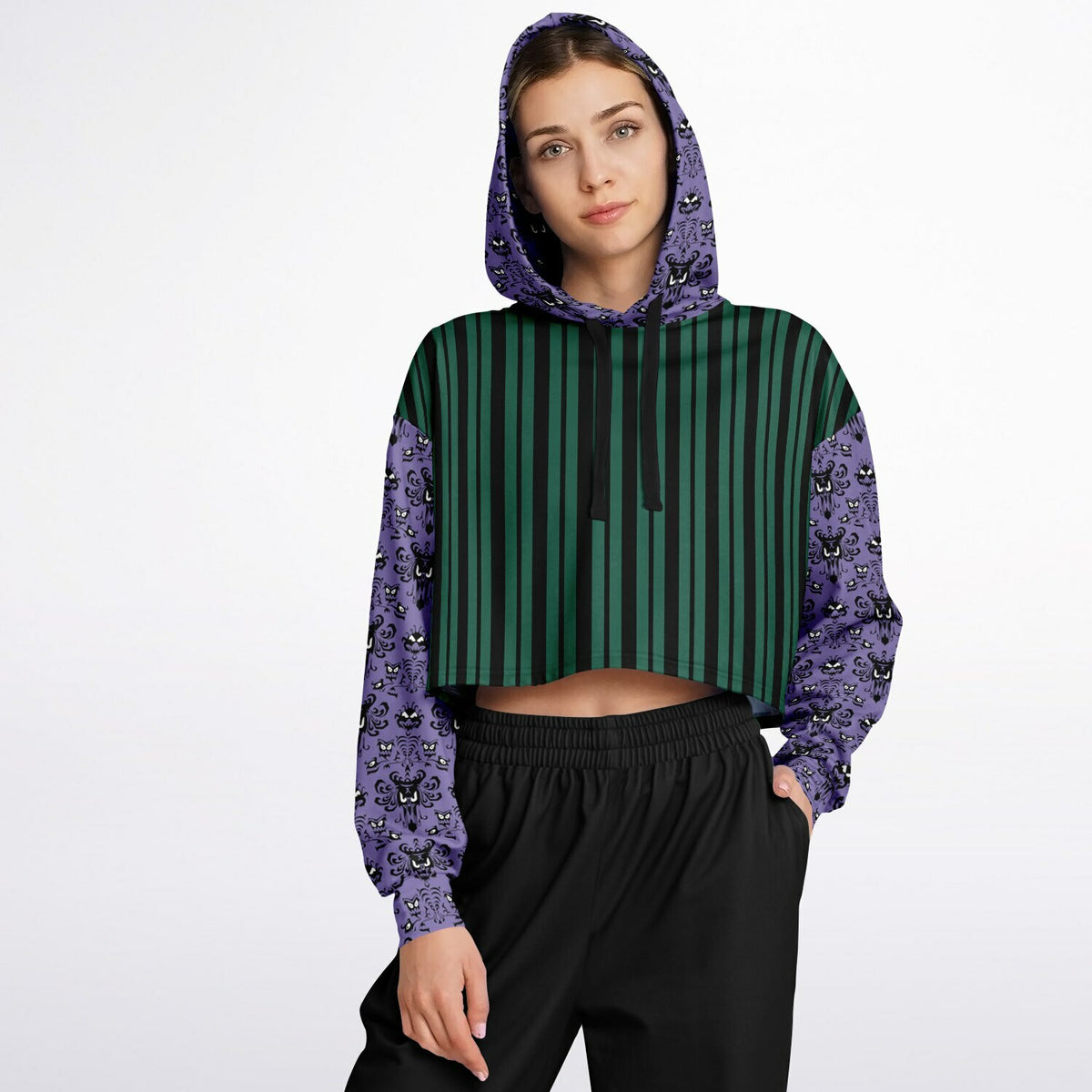 Haunted Collection Cropped Hoodie