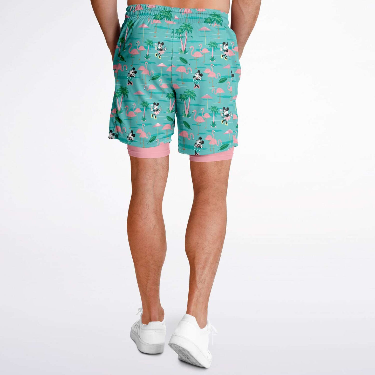 Flamingo Collection Men's Double Layer Pocket Shorts
