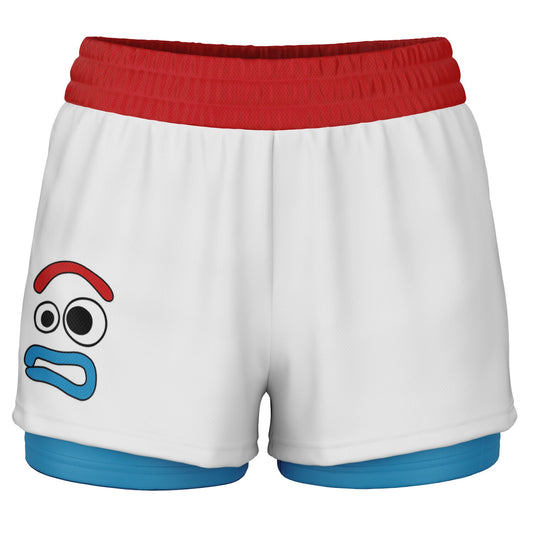 Forky Double Layer Pocket Shorts