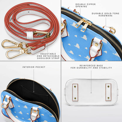 Clouds Dome Satchel Handbag