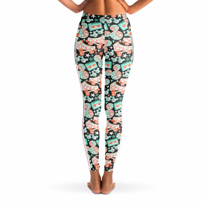 Disco Collection Dark Mesh Pocket Leggings