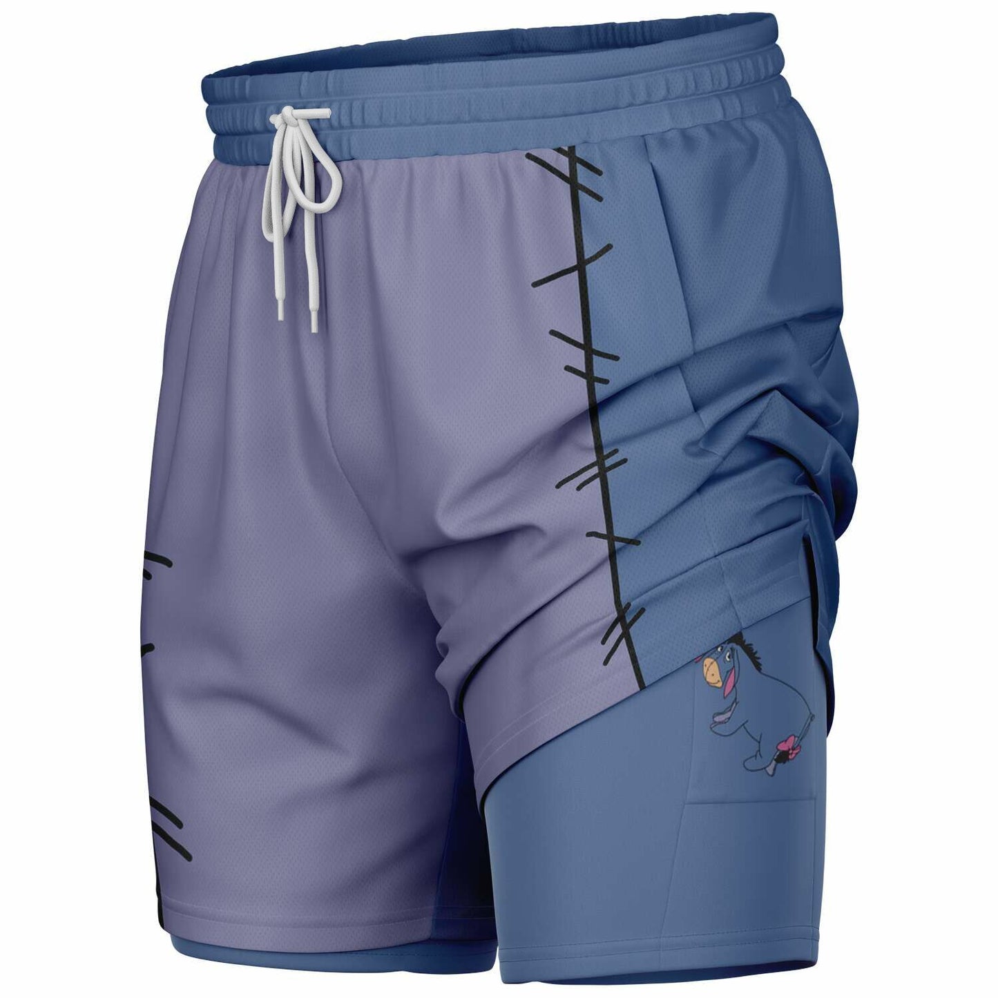 Donkey Men's Double Layer Pocket Shorts