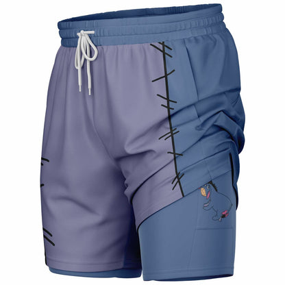 Donkey Men's Double Layer Pocket Shorts