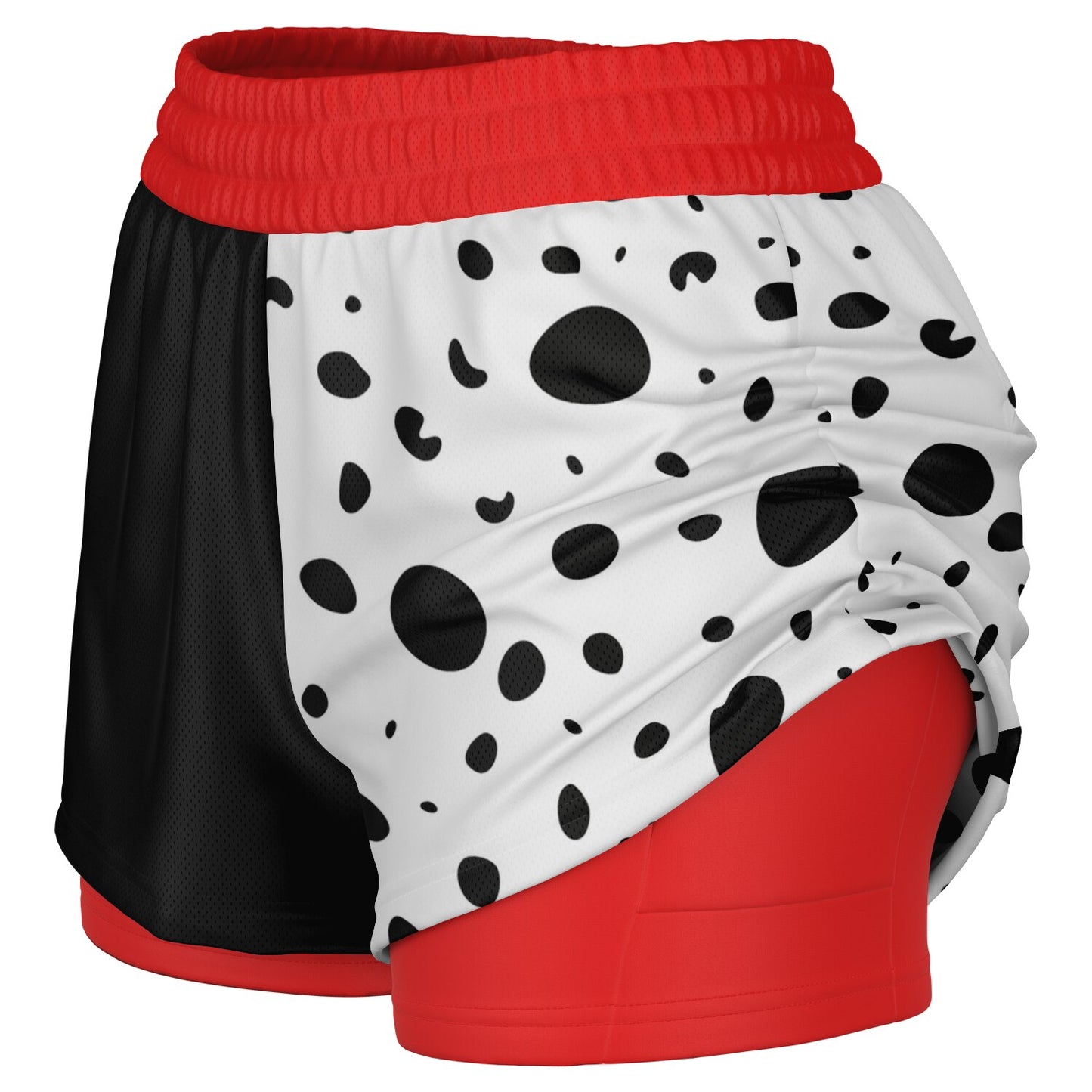 Dalmation Spots Double Layer Pocket Shorts