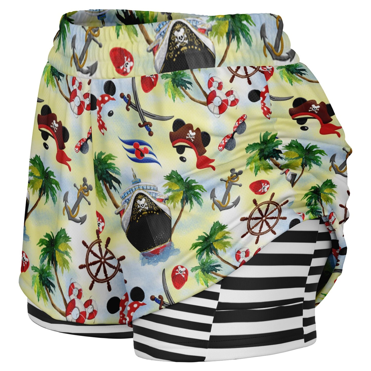 Pirates Double Layer Pocket Shorts