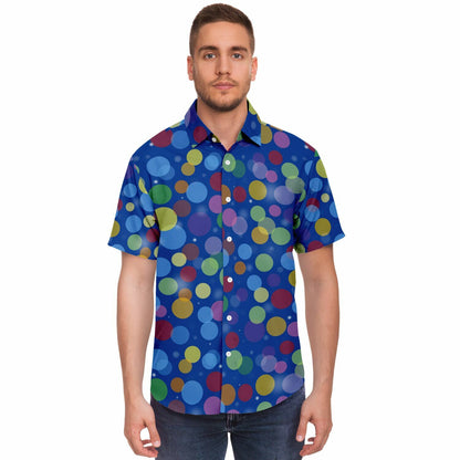 Core Memory Orbs Short Sleeve Button Down Shirt