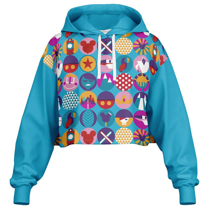 Park Cups Cropped Hoodie
