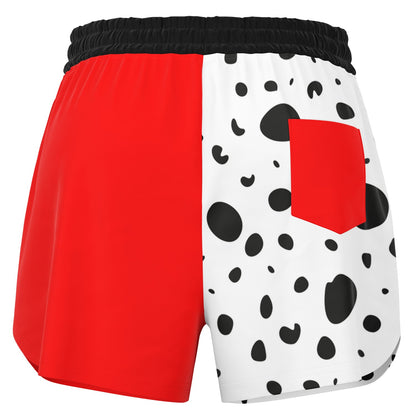 Dalmatian Villain Athletic Shorts