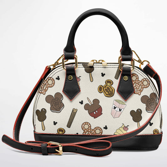 Snacks Dome Satchel Handbag