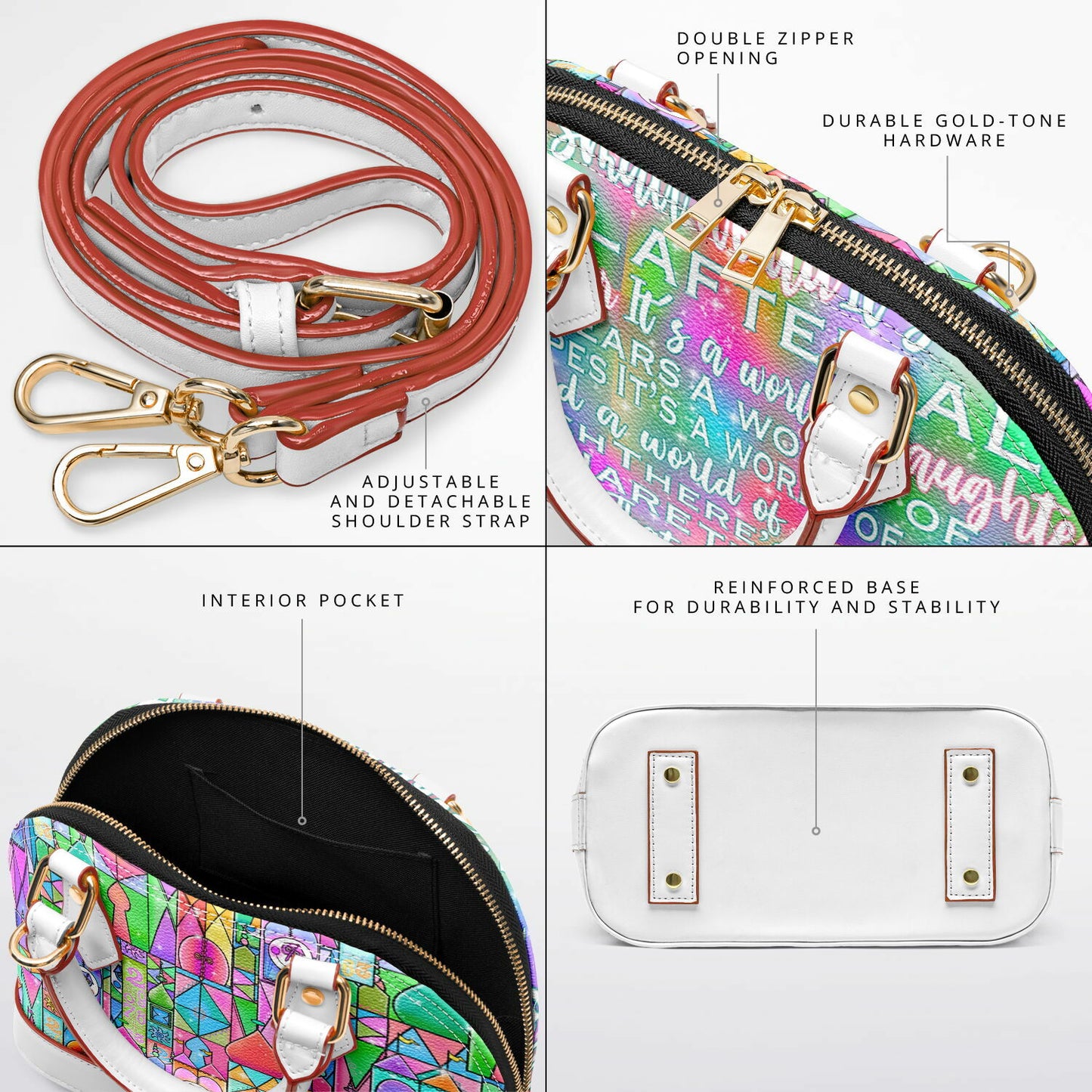 After All Dome Satchel Handbag