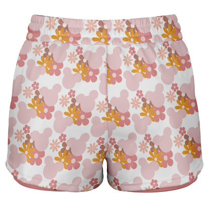 Park Flowers Double Layer Pocket Shorts