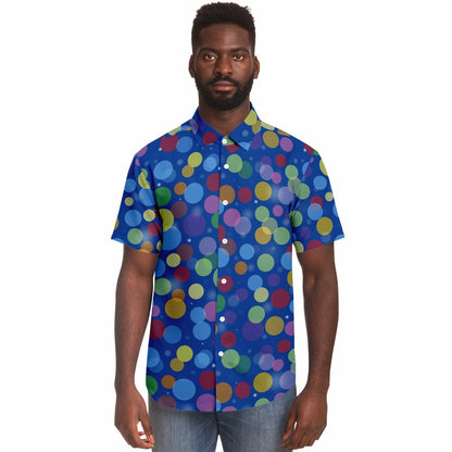 Core Memory Orbs Short Sleeve Button Down Shirt