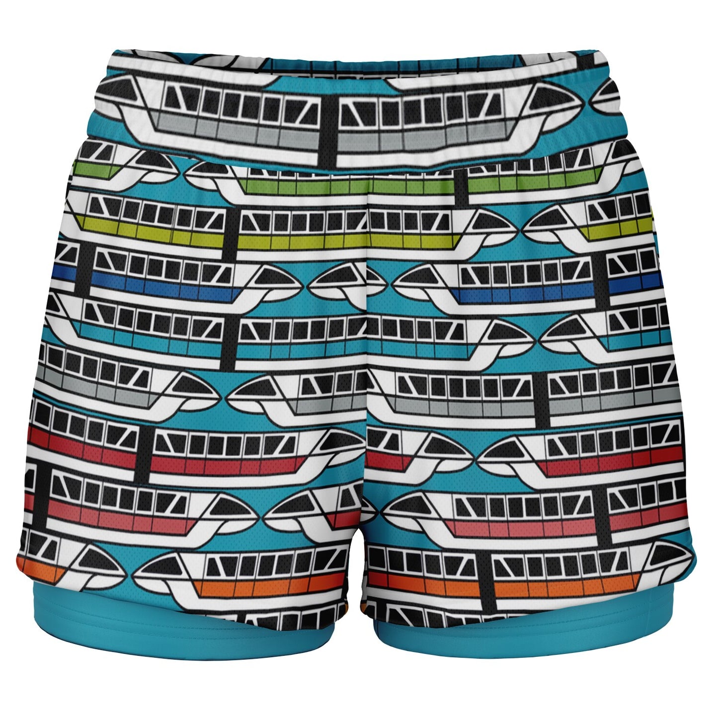 Monorail Collection Double Layer Pocket Shorts