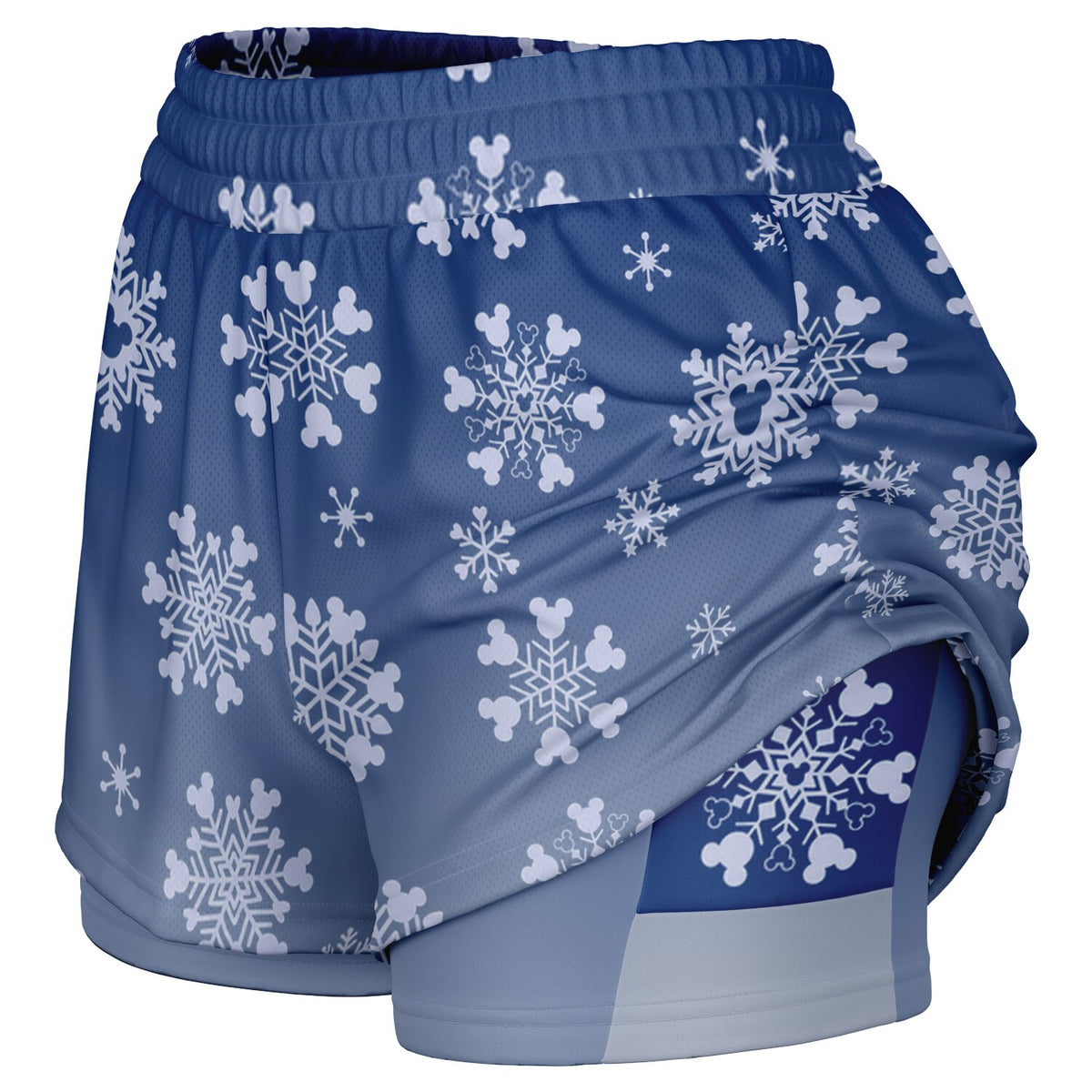 Snowflake Double Layer Pocket Shorts