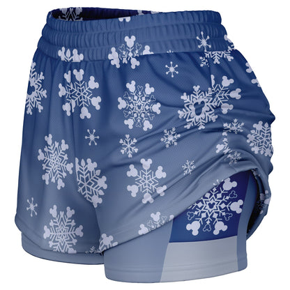 Snowflake Double Layer Pocket Shorts