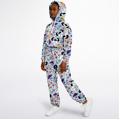 Cruise Collection Cropped Hoodie & Sweatpants