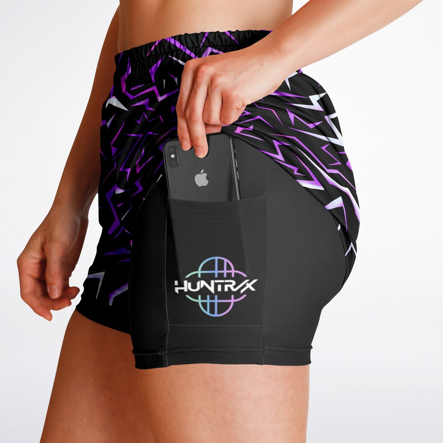 Patterns Collection Double Layer Pocket Shorts