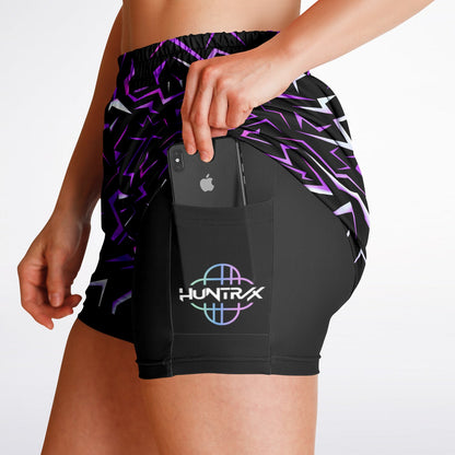 Patterns Collection Double Layer Pocket Shorts