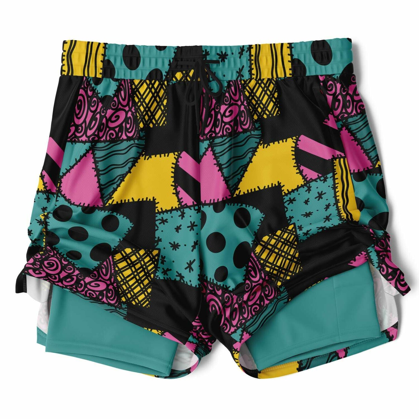 Nightmare Collection Sally Men's Double Layer Pocket Shorts
