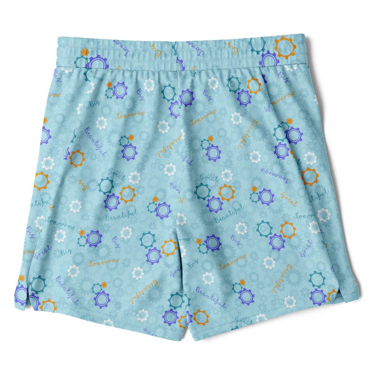 Blue Carousel Collection Men's Double Layer Pocket Shorts