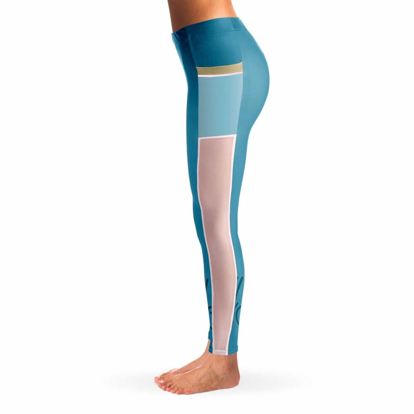 Elsa Coronation Mesh Pocket Leggings