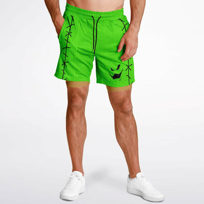 Nightmare Collection BoogieMan Men's Double Layer Pocket Shorts