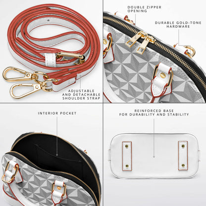 Spaceship Dome Satchel Handbag