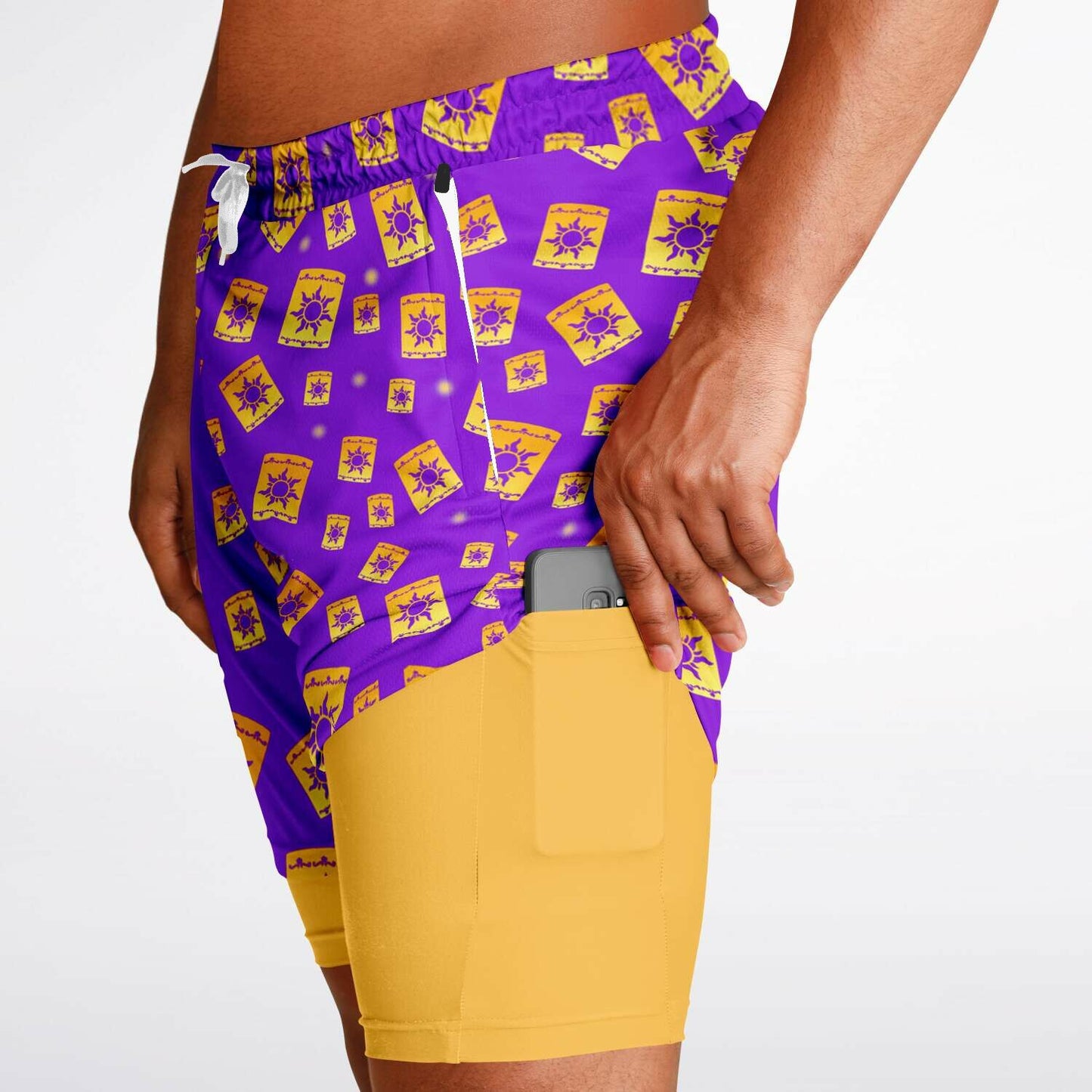 Men's Lanterns Double Layer Pocket Shorts