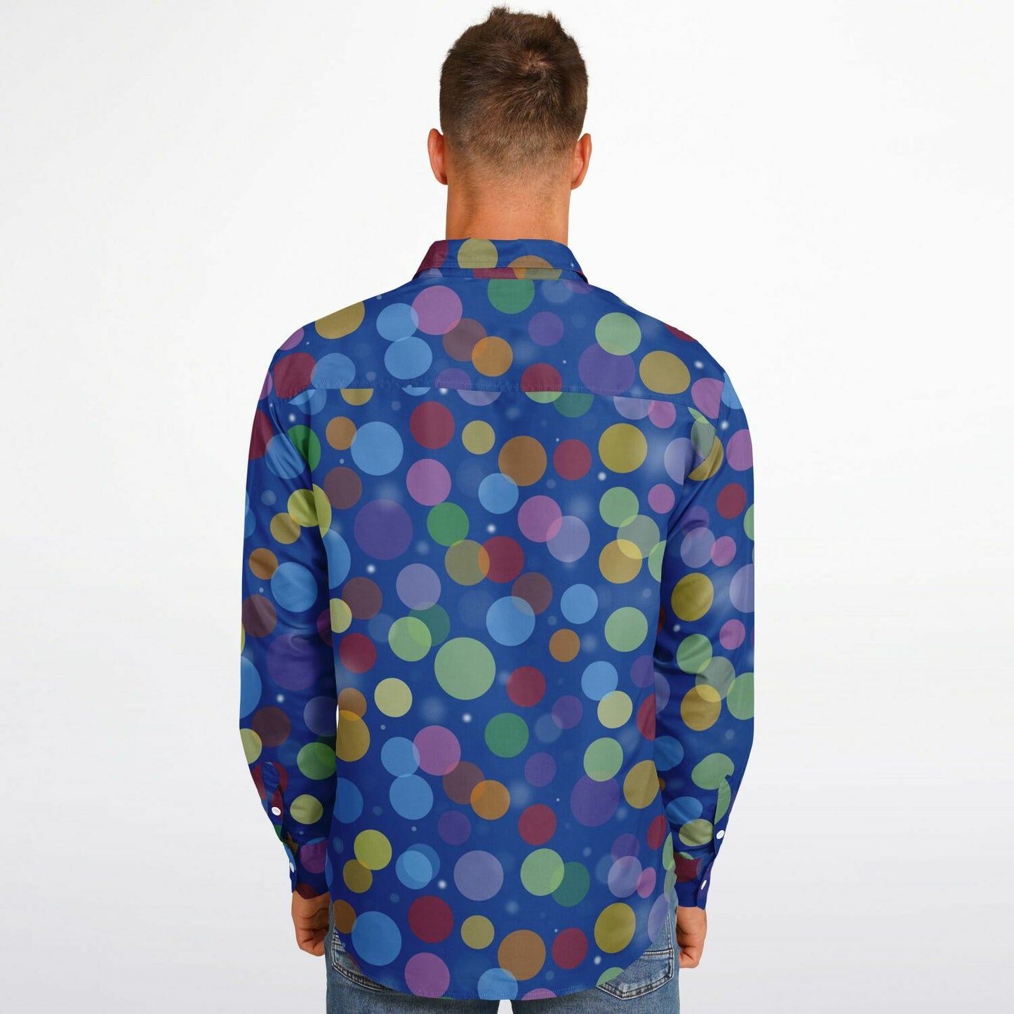 Core Memory Orbs Long Sleeve Button Down Shirt